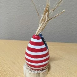 Edith Herbert John Folk Art Navajo Hand Carved Patriotic Chickens Decor 34 Edith Herbert John Folk Art Navajo Hand Carved Patriotic Chickens Decor