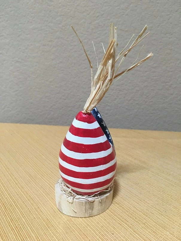 Edith Herbert John Folk Art Navajo Hand Carved Patriotic Chickens Decor 16 Edith Herbert John Folk Art Navajo Hand Carved Patriotic Chickens Decor