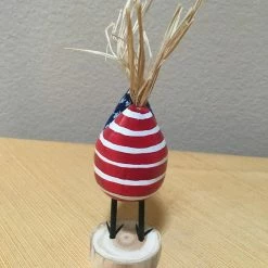 Edith Herbert John Folk Art Navajo Hand Carved Patriotic Chickens Decor 38 Edith Herbert John Folk Art Navajo Hand Carved Patriotic Chickens Decor