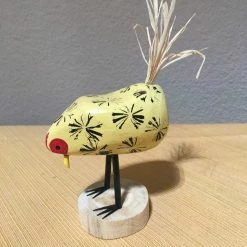 Edith Herbert John Folk Art Navajo Hand Carved Small Pecking Chickens