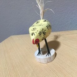 Edith Herbert John Folk Art Navajo Hand Carved Small Pecking Chickens