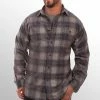 Scully Leather Company Men's Farthest Point Collection Shirt: Outdoor Corduroy Plaid Navy Charcoal 1 Scully Leather Company Men's Farthest Point Collection Shirt: Outdoor Corduroy Plaid Navy Charcoal