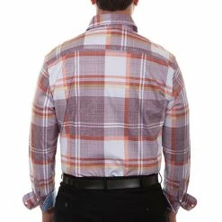 Scully Leather Company Men's Signature Shirt Collection: Cotton Brown Plaid