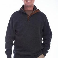 Scully Leather Company Men's Farthest Point Collection Shirt: Pullover Sweater 10 Scully Leather Company Men's Farthest Point Collection Shirt: Pullover Sweater