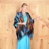 Rhonda Stark Italian Acrylic Collection: Shawl Thunderbird, Fringe Ladies'