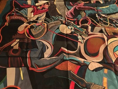 Ladies' Rockmount Ranch Wear Accessory: Scarf Judith Basin Encounter 12 Ladies' Rockmount Ranch Wear Accessory: Scarf Judith Basin Encounter