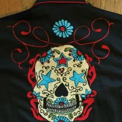 Rockmount Ranch Wear Men's Vintage Western Shirt Collection: Rockmount Fancy Sugar Skull
