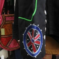 Rockmount Ranch Wear Ladies' Women's Vintage Western Shirt Collection: Rockmount Fancy Palm Trees Wagon Wheels Black