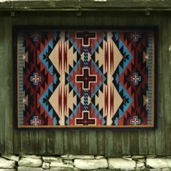 American Dakota Textiles Decor Trader Collection: Rustic Cross Blue Area Rugs 9 American Dakota Textiles Decor Trader Collection: Rustic Cross Blue Area Rugs