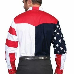 Scully Leather Company Men's Western Shirt Collection: Scully Show Your Stars & Stripes