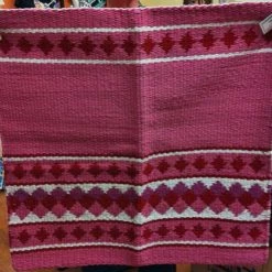 Action Decor Saddle Blanket Fortune Maker Pink Red White