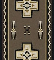 American Dakota Textiles Decor Cabin Collection: Saint Cross Area Rugs