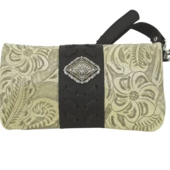 American West Handbags Ladies' American West Handbag Grab And Go Collection: Crossbody Wallet Clutch