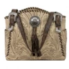 American West Handbags American West Handbag Lariats & Lace Collection: Leather Zip Top Tote