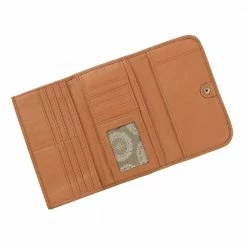 American West Handbags Ladies' American West Handbag Santa Barbara Collection: Leather Tri-Fold Western Wallet
