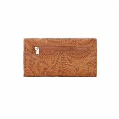 American West Handbags Ladies' American West Handbag Santa Barbara Collection: Leather Tri-Fold Western Wallet