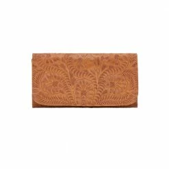 American West Handbags Ladies' American West Handbag Santa Barbara Collection: Leather Tri-Fold Western Wallet