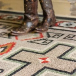 American Dakota Textiles Voices Collection: Saw Tooth Area Rugs Decor