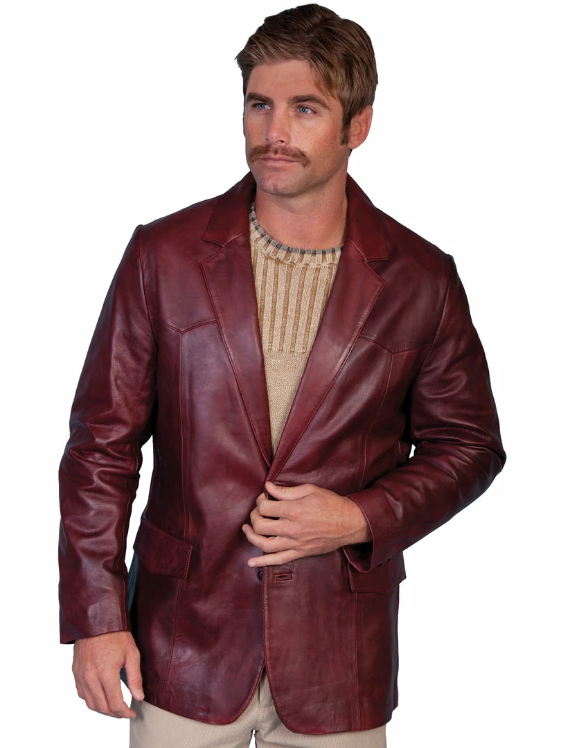 Scully Leather Company Men's Leather Jacket Collection: Scully Western Sportcoat Blazer 3 Scully Leather Company Men's Leather Jacket Collection: Scully Western Sportcoat Blazer
