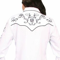 Scully Leather Company Women's Vintage Western Shirt Collection: Scully Roses Black & White