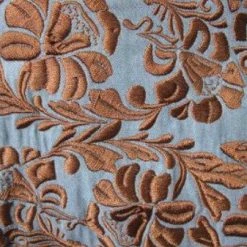 Scully Leather Company Women's Vintage Western Shirt Collection: Scully Gunfighter Denim Blue & Rust Ladies'