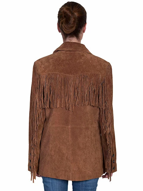 Scully Leather Company Women's Leather Jacket Collection Suede: Scully Western Fringe Galore Ladies' 8 Scully Leather Company Women's Leather Jacket Collection Suede: Scully Western Fringe Galore Ladies'