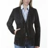 Scully Leather Company Women's Leather Jacket Collection Suede: Scully Western Fringe