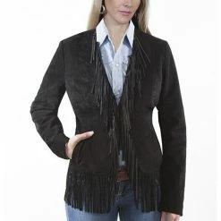 Scully Leather Company Women's Leather Jacket Collection Suede: Scully Western Fringe
