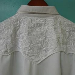 Scully Leather Company Women's Vintage Western Shirt Collection: Scully Gunfighter White