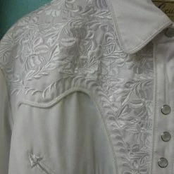 Scully Leather Company Women's Vintage Western Shirt Collection: Scully Gunfighter White