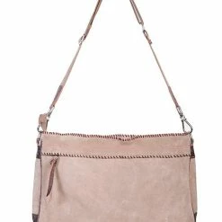 Scully Leather Company Western Stars And Stripes Leather Shoulder Handbag