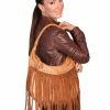 Scully Leather Company Ladies' Western Shoulder Bag With Fringe And Rivets