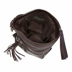 Scully Leather Company Western Shoulder Bag With Side Tassels