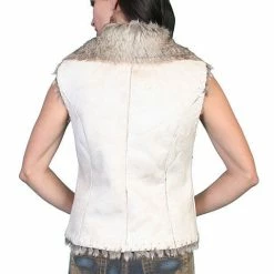 Scully Leather Company Women's Honey Creek Outerwear Collection: Faux Fur Vest, Shearling, Faux Leather Ladies'