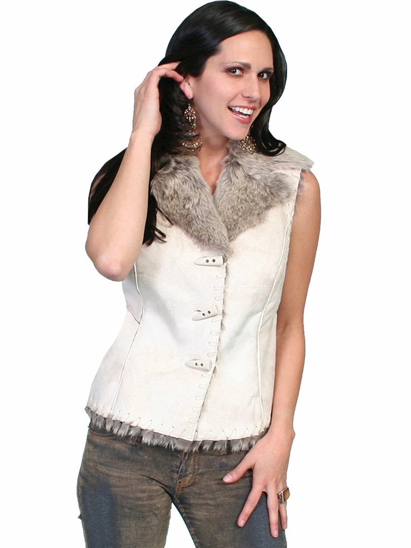 Scully Leather Company Women's Honey Creek Outerwear Collection: Faux Fur Vest, Shearling, Faux Leather Ladies' 3 Scully Leather Company Women's Honey Creek Outerwear Collection: Faux Fur Vest, Shearling, Faux Leather Ladies'