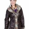 Scully Leather Company Women's Honey Creek Outerwear Collection: Faux Fur Jacket, Shearling