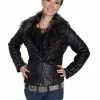 Scully Leather Company Women's Honey Creek Outerwear Collection: Faux Fur Motorcycle Style Ladies'