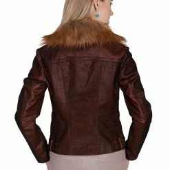 Scully Leather Company Women's Honey Creek Outerwear Collection: Faux Fur Jacket With Zippers Ladies'