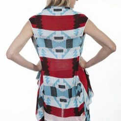 Scully Leather Company Ladies' Women's Honey Creek Vest Collection: Western Geometric Print