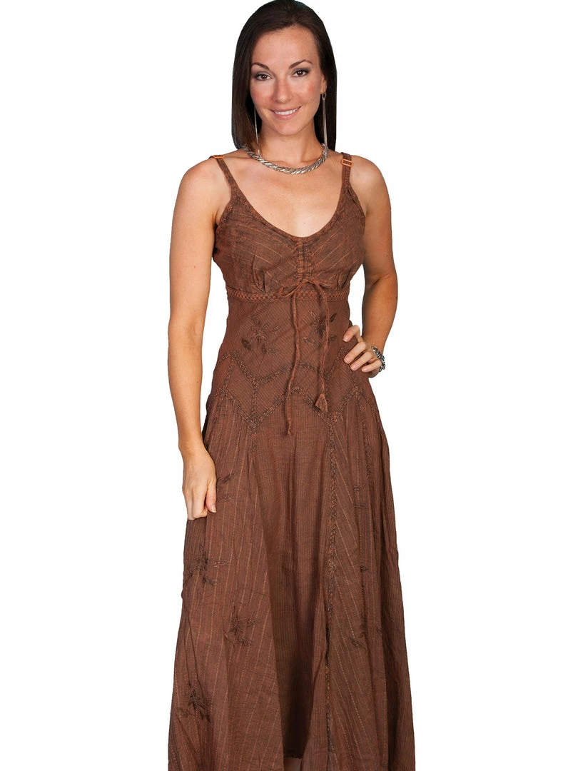 Scully Leather Company Ladies' Women's Honey Creek Collection Dress: Spaghetti Straps Copper 5 Scully Leather Company Ladies' Women's Honey Creek Collection Dress: Spaghetti Straps Copper