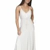 Scully Leather Company Women's Honey Creek Collection Dress: Spaghetti Strap Ivory Ladies'