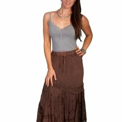 Scully Leather Company Women's Honey Creek Collection Skirt: Drawstring Waist