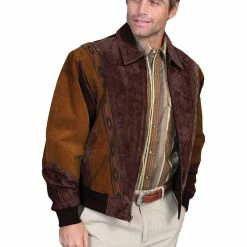 Scully Leather Company Men's Leather Jacket Collection: Scully Casual Suede Two Tone