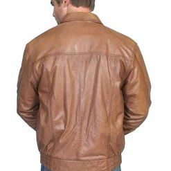 Scully Leather Company Men's Leather Jacket Collection: Scully Casual Lambskin Zip Front