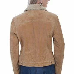 Scully Leather Company Women's Leather Jacket Collection Suede: Scully Western Jean Shearling Ladies' 11 Scully Leather Company Women's Leather Jacket Collection Suede: Scully Western Jean Shearling Ladies'