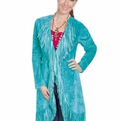 Scully Leather Company Women's Leather Jacket Collection Suede: Scully Western Fringe Coat