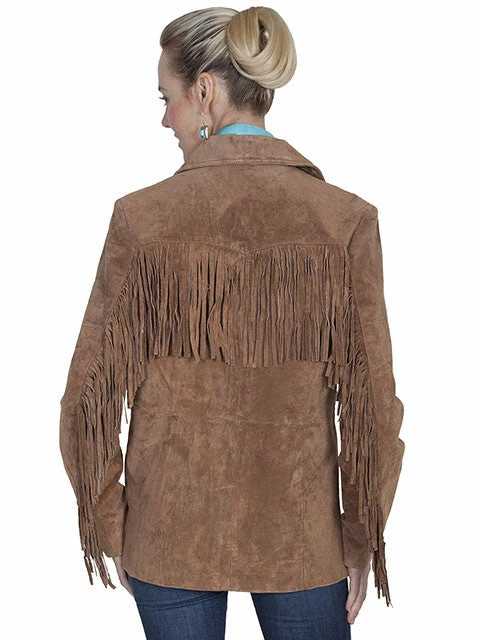 Scully Leather Company Women's Leather Jacket Collection Suede: Scully Western Fringe Galore Ladies' 5 Scully Leather Company Women's Leather Jacket Collection Suede: Scully Western Fringe Galore Ladies'