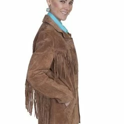 Scully Leather Company Women's Leather Jacket Collection Suede: Scully Western Fringe Galore Ladies' 11 Scully Leather Company Women's Leather Jacket Collection Suede: Scully Western Fringe Galore Ladies'