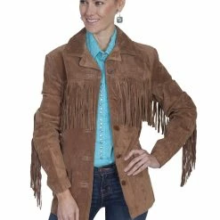 Scully Leather Company Women's Leather Jacket Collection Suede: Scully Western Fringe Galore Ladies'