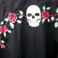 Scully Leather Company Men's Vintage Western Shirt Collection: Scully Skulls & Roses